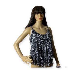 Jacalyn Stewart Black and White  Tankini Size 10